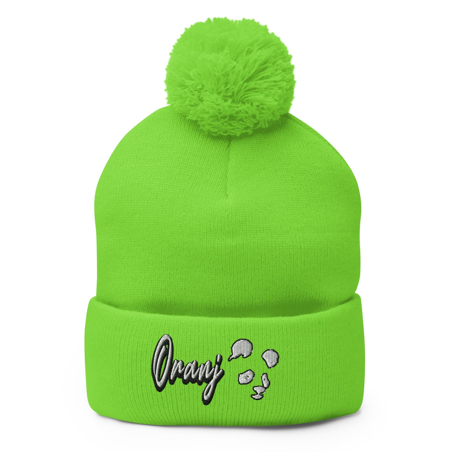 Oranj Pom-Pom Beanie