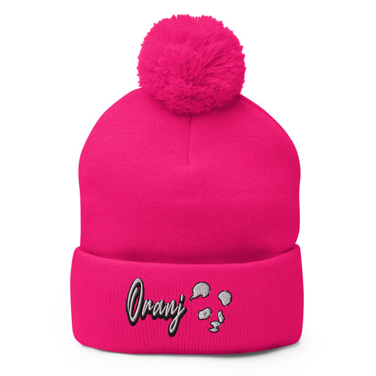 Oranj Pom-Pom Beanie