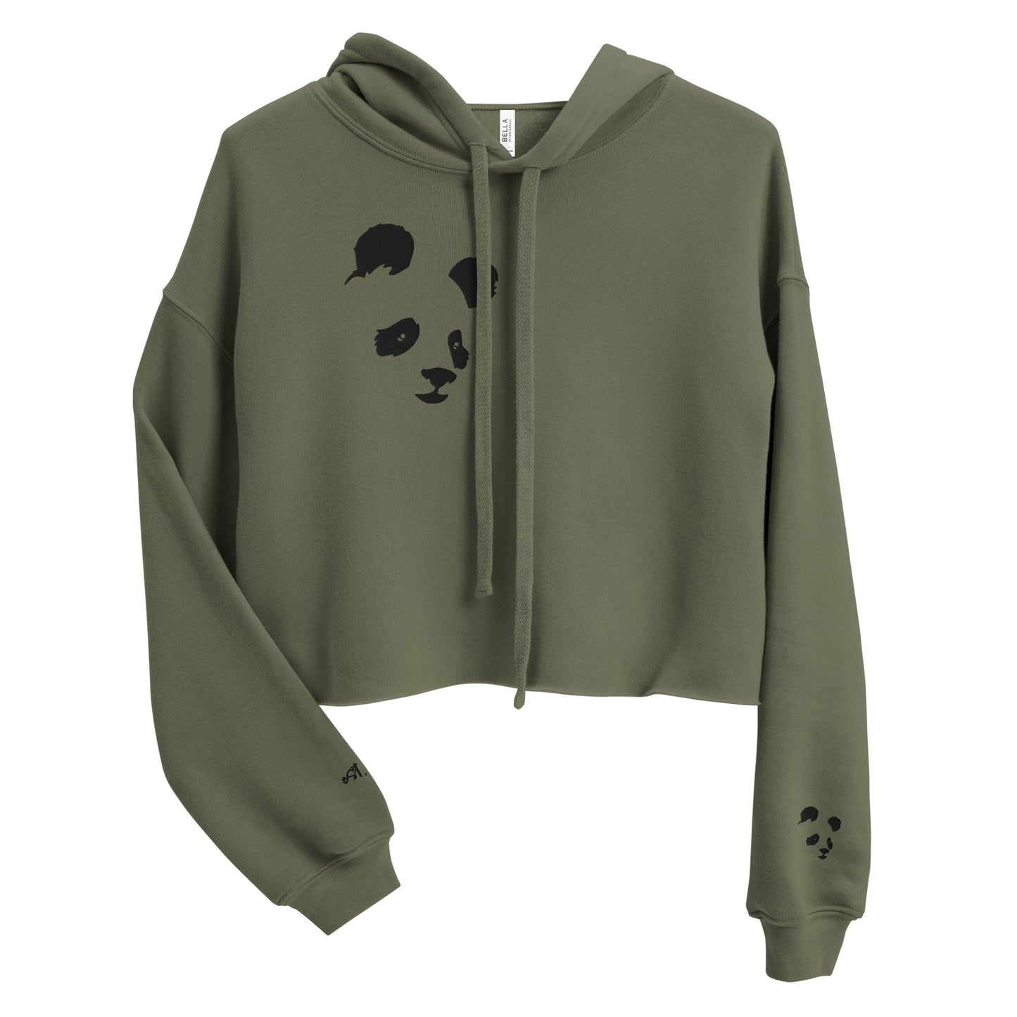 Panda Crop Hoodie